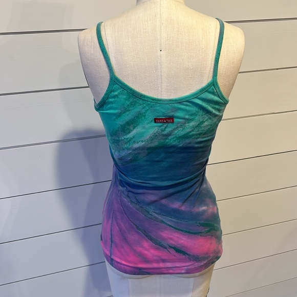 Hard Tail tie dye tank with shelf bra. Size small - Picture 3 of 7